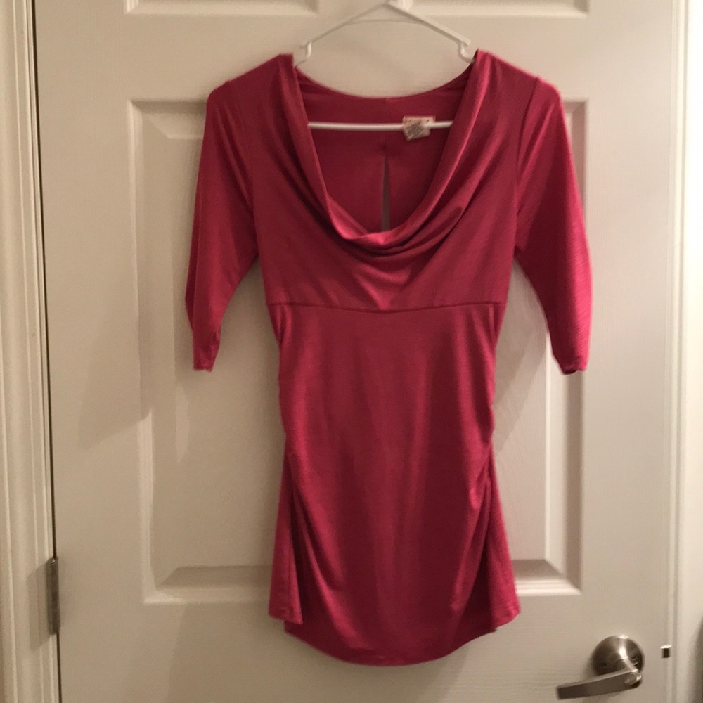 Pink dress top